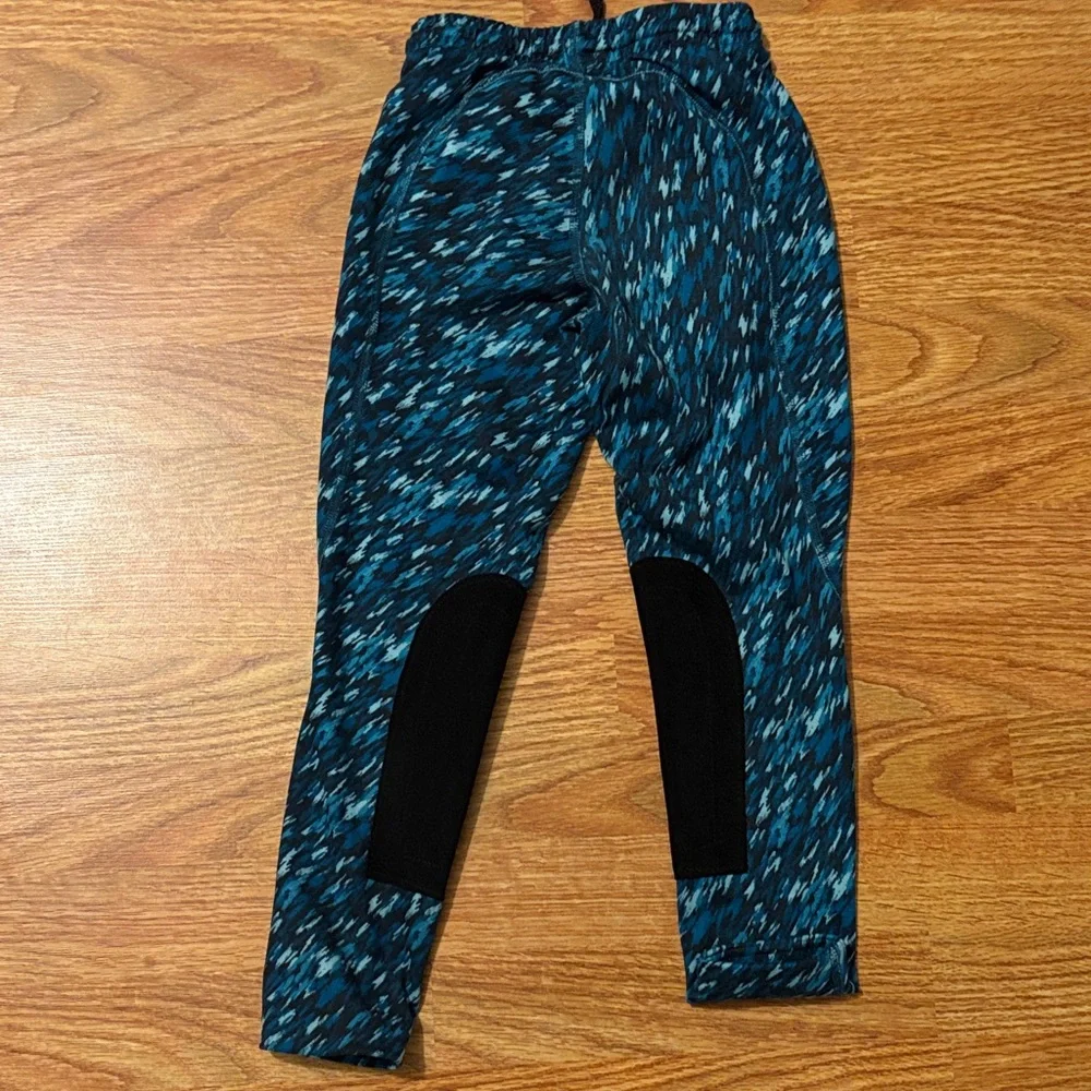 Kerrits Kids Leggings in Blue and Black - Picture 3 of 3